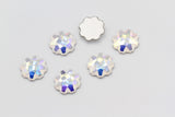 1/5/10pcs, 6mm, Genuine Swarovski 2612 , Jelly Fish FlatBack Non Hotfix  in Crystal AB 001