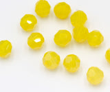 2/4/10 pcs, 6mm, Genuine Swarovski® 5000 Round Bead in Yellow Opal 231