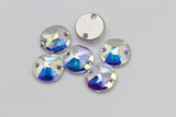 1/5/10pcs, 10mm, Genuine Swarovski  Sew On Crystal in Crystal AB