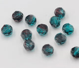 1/5/10pcs, 6mm, Genuine Swarovski® 5000 Round Bead in Burgundy-Blue Zircon Blend