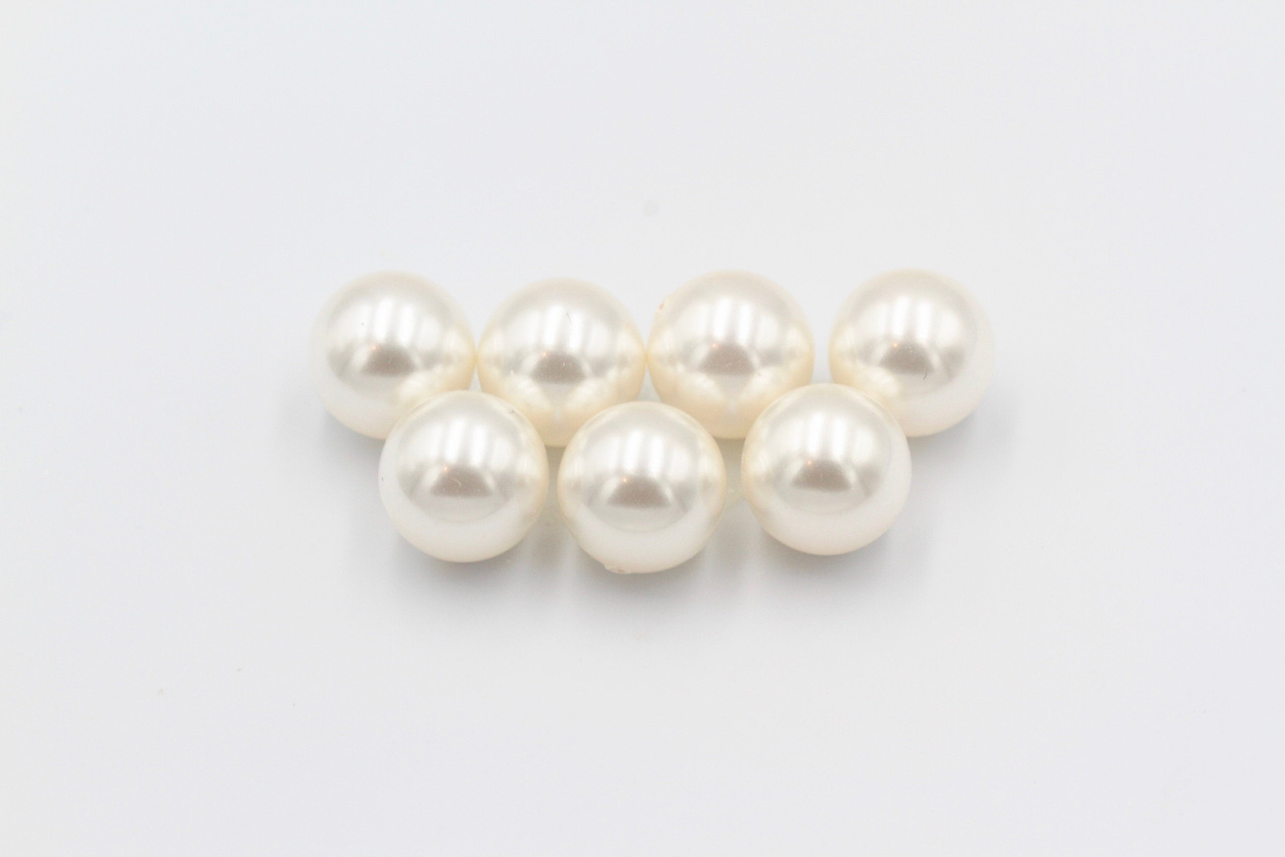 1/5/10pcs, 10mm, Genuine Swarovski® 5818  Crystal White Pearl