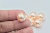 1/5/10pcs, 12mm, Genuine Swarovski® 5811 Crystal Pearl in Peach (300)