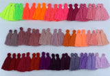 10/20/50pcs,  25mm Cotton Tassels I (choose Your Colour)