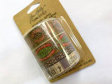 CLEARANCE!!! - 1 Set (4 Rolls, 10m/roll), Tim Holtz Idea-ology Design Tape Dapper