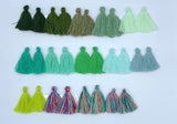 10/20/50pcs, 25mm Cotton Tassels III (choose Your Colour)