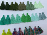 10/20/50pcs, 25mm Cotton Tassels III (choose Your Colour)