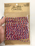 10 yards , Tim Holtz Paper String - Air mail