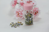 CLEARANCE!!! - 1 pack (Approx 50pcs), 4mm High Quality Rhinestone in yellow