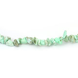 1 strand (84cm long), Approx 13mm x8mm- 6mm x5mm, (Grade B) Synthetic Turquoise ( Dyed ) Beads Irregular Light Green