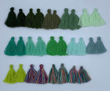 10/20/50pcs, 25mm Cotton Tassels III (choose Your Colour)