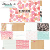 CLEARANCE!!! - Websters Pages Sprinkled with love Collection  Chipboard Album