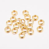 20pcs/50pcs/100pcs, 5x0.7mm, Iron Double Loops Jump Rings Split Rings, in Golden