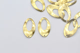 2pc High Quality Oval Brass Connector