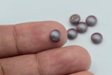 1/5/10pcs, 6mm, Genuine Swarovski® 5817 Iridescent Red Pearl Flatback Cabochon Pearl