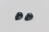 1/5/10 pcs, 14mm, Genuine Swarovski 4320, Pear Shaped Fancy Stone Crystal in Graphite (253)