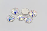 1/5/10pcs, 6mm, Genuine Swarovski 2612 Jelly Fish Flatback Cabochon In Crystal