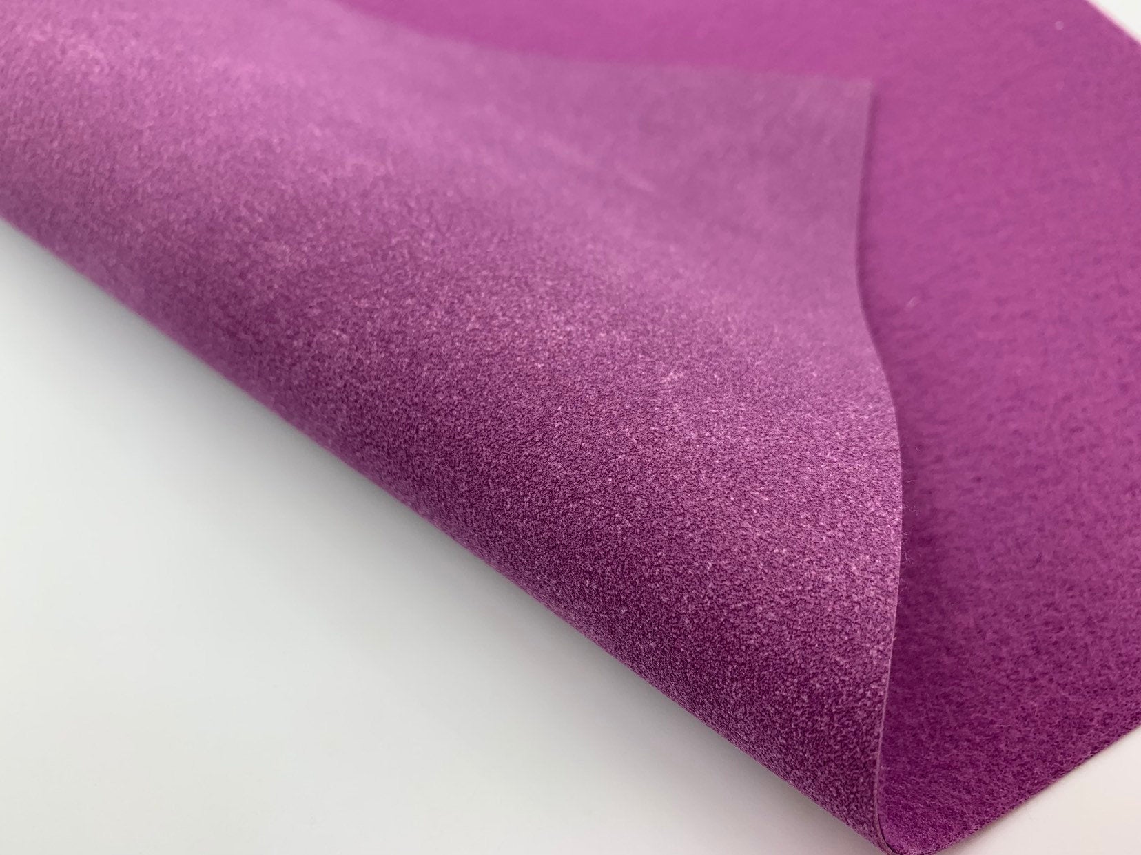 1 sheet, 20x34cm, Suede sheet for DIY earring pendants purse or bow in Purple