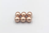 1/5/10 pcs, 12mm, Genuine Swarovski® 5811 Crystal Pearl in Rose Gold