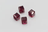 1/5/10 Pcs, 8mm, Genuine Swarovski® 5601 Square Bead In Siam