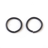 20pcs, 10mm, Iron Jump Ring Findings in Black
