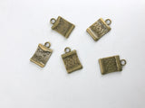 5 Pcs Treasure Map Charm - Choose Your Color
