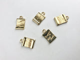 5 Pcs Treasure Map Charm - Choose Your Color