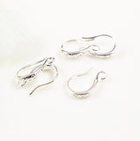 2pairs (4pcs),  13x19mm,  Lead Free and Nickel Free Copper Ear Hooks Earring Wires - Choose your colour