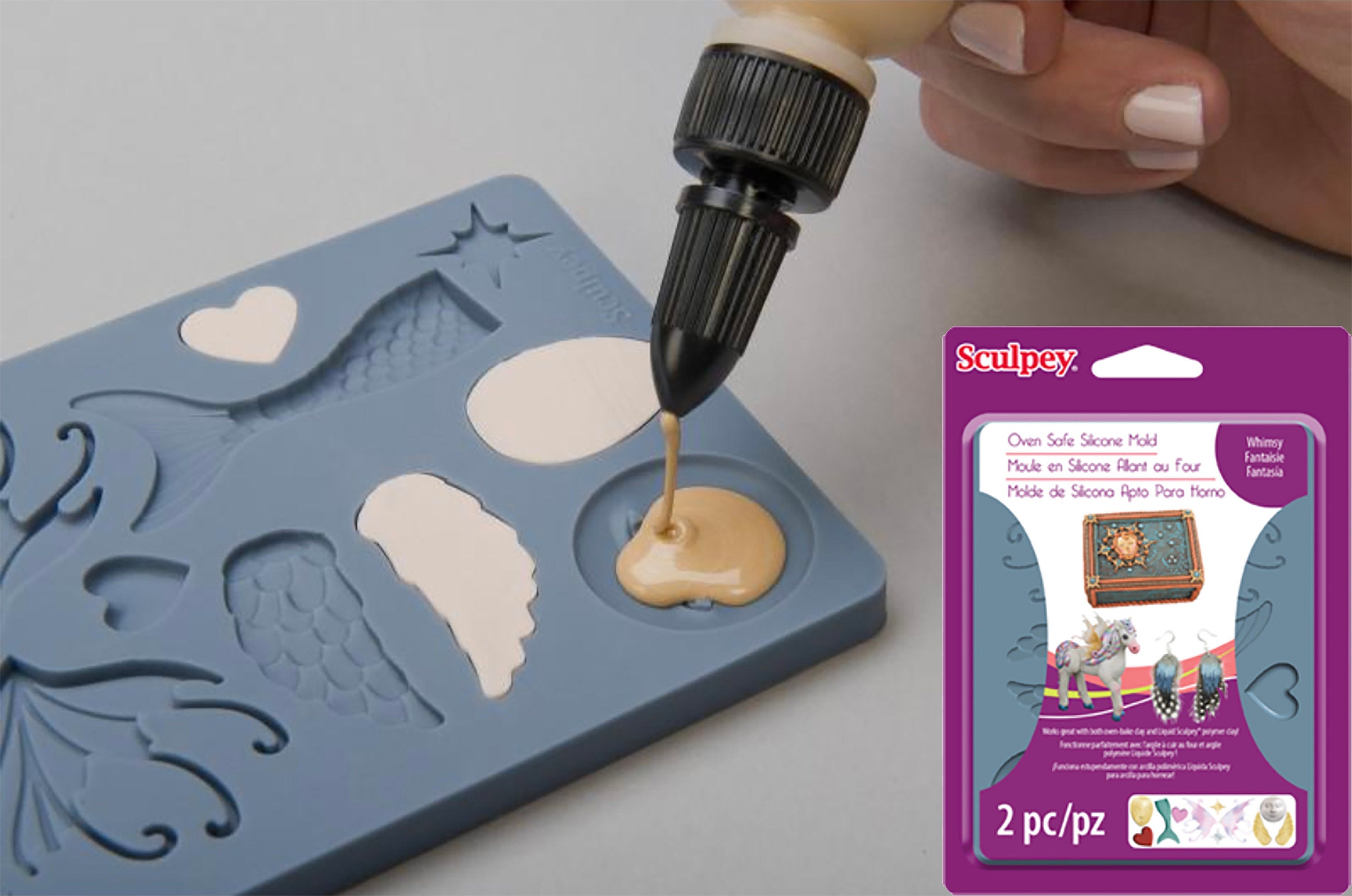 Sculpey® Silicone Bakeable Mold – Whimsy