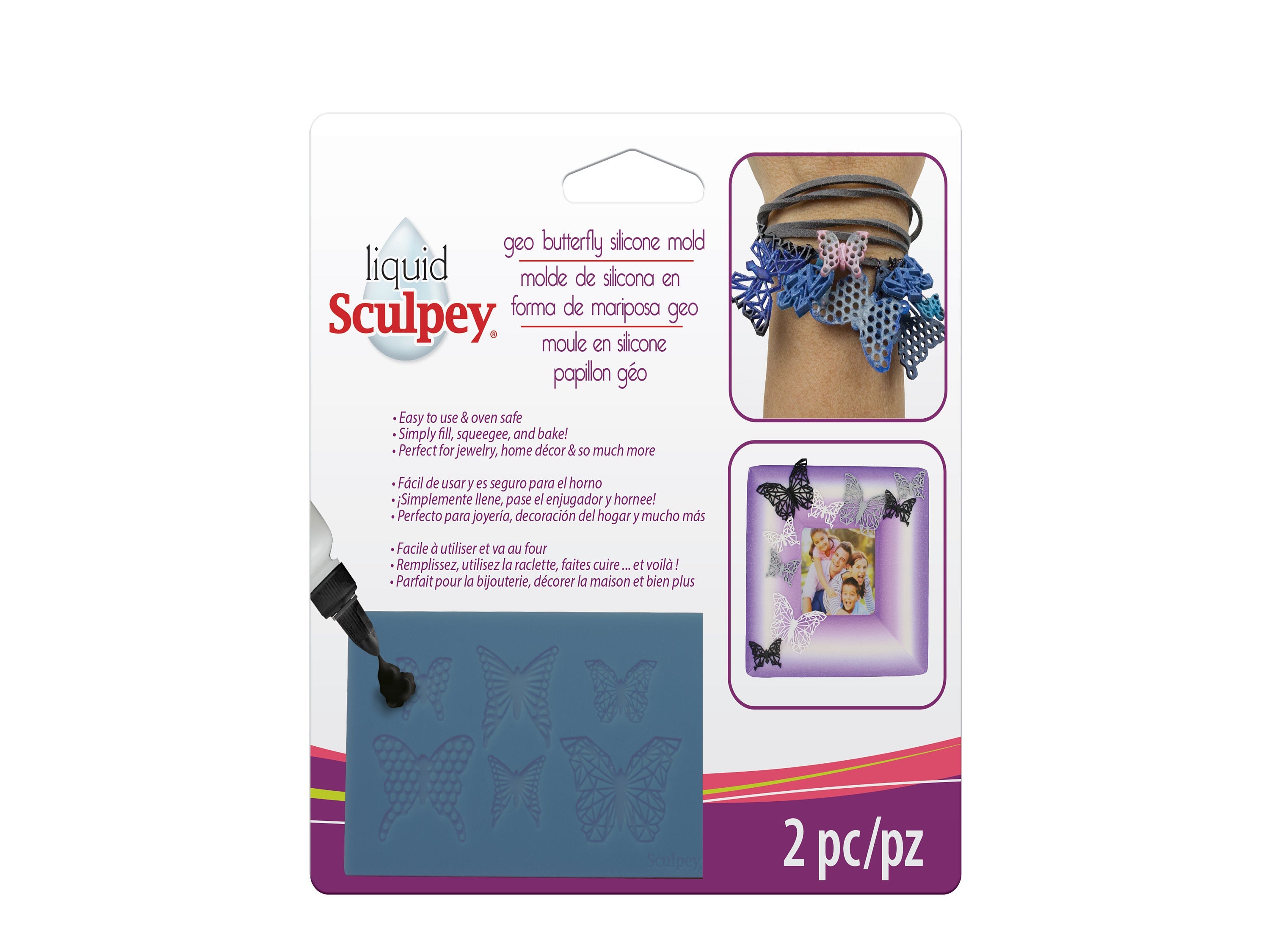 Sculpey® Silicone Bakeable Mold – Geo Butterfly