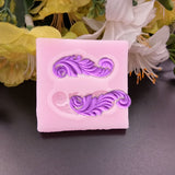 2pcs, 40x40x5mm, Fondant Molds Cake Mould Silicone Chocolate Candy, Soap, UV Resin & Epoxy Resin Jewelry Making Border