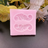 2pcs, 40x40x5mm, Fondant Molds Cake Mould Silicone Chocolate Candy, Soap, UV Resin & Epoxy Resin Jewelry Making Border