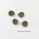 50/100pcs, 6x5mm, Zinc Alloy Round Bead Spacer Bead Separator Heishi Spacer - Choose your colour