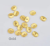 50/100pcs, 6x5mm, Zinc Alloy Round Bead Spacer Bead Separator Heishi Spacer - Choose your colour