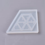 1pc, 58x74x8mm, Silicone Molds, Resin Casting Molds, For UV Resin, Epoxy Resin Jewelry Making, Triangle in Clear