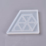 1pc, 58x74x8mm, Silicone Molds, Resin Casting Molds, For UV Resin, Epoxy Resin Jewelry Making, Triangle in Clear