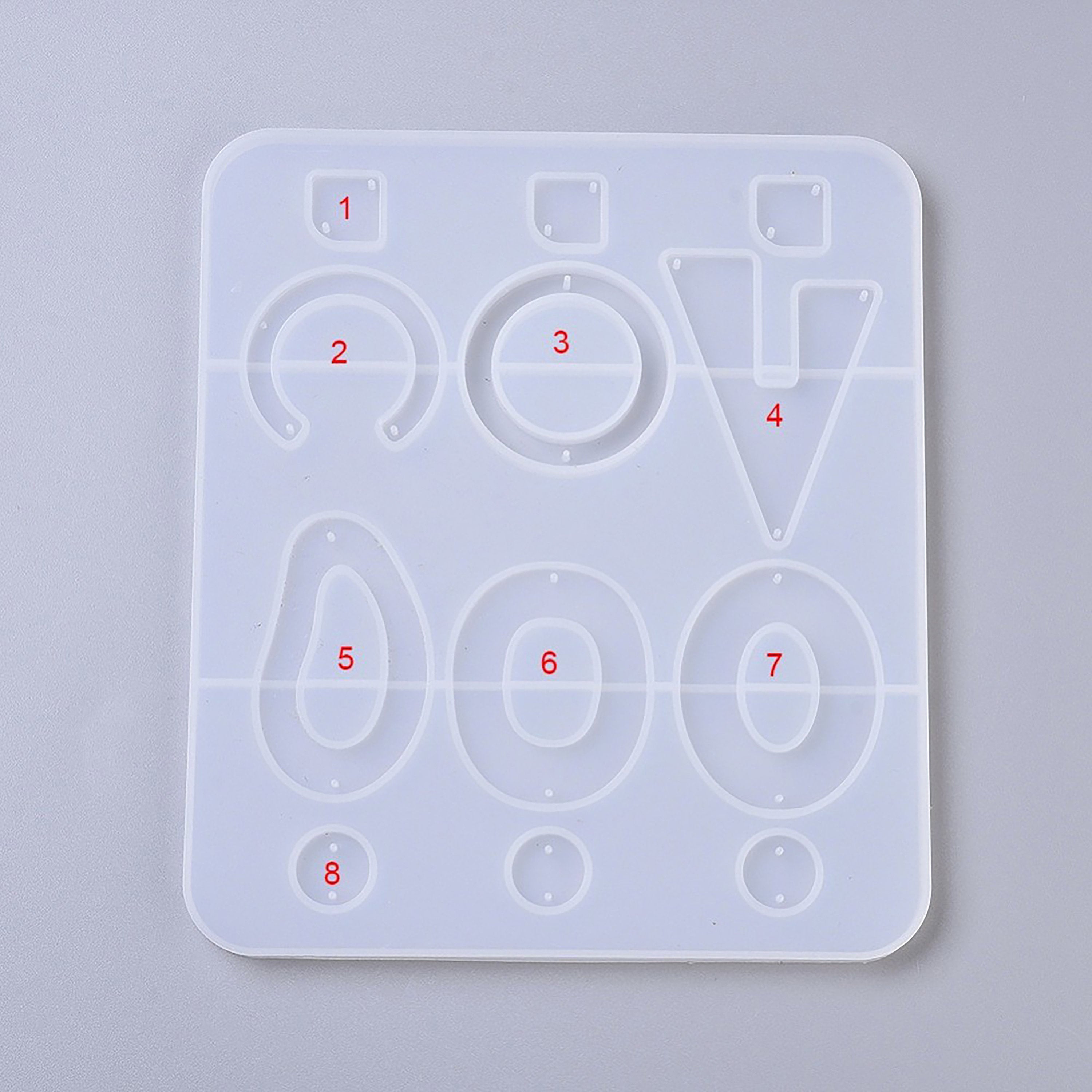 Clear resin clearance casting molds