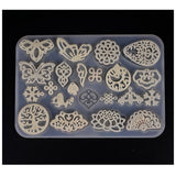 1pc, 10x14.4cm, Pendant Silicone Molds, Resin Casting Molds For UV Resin, Epoxy Resin, Butterfly Tree & Flower in Clear