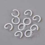 20pcs, 8mm, Iron Jump Ring Findings in Mixed Colour