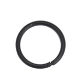 50pcs, 6mm, Iron Jump Ring Findings in Black