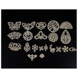 1pc, 10x14.4cm, Pendant Silicone Molds, Resin Casting Molds For UV Resin, Epoxy Resin, Butterfly Tree & Flower in Clear