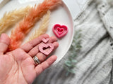 Heart Donut Shape Collection Polymer Clay  Cutter • Fondant Cutter • Cookie Cutter