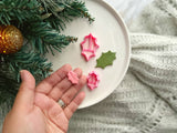 Christmas Shape Collection Holly Leaf Polymer Clay Cutter • Fondant Cutter • Cookie Cutter