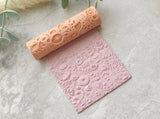 Mixed Floral Print Texture Roller |  Polymer Clay Roller | Clay Roller