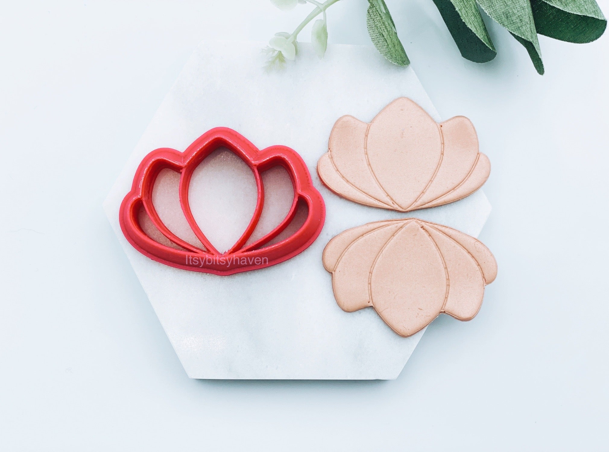 Lotus Polymer Clay Cutter | Fondant Cutter | Cookie Cutter
