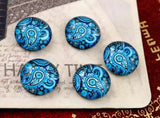 12mm Cabochons, in mixed print