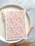 1 Sheet, Approx 13x90cm, Floral Print Water Decal Image Transfer for Polymer Clay / Ceramics
