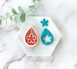 Teardrop and Floral Shaped Polymer Clay Cutter | Fondant Cutter | Cookie Cutter
