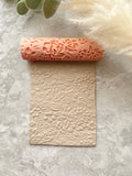 Floral Print Texture Roller |  Polymer Clay Roller | Clay Roller