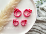 Summer Themed Cutters • Peach Shapes Polymer Clay  Cutter • Fondant Cutter • Cookie Cutter • CS1004