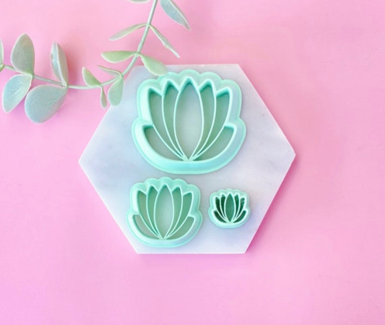 Floral Shaped Polymer Clay  Cutter • Fondant Cutter • Cookie Cutter • CN1018